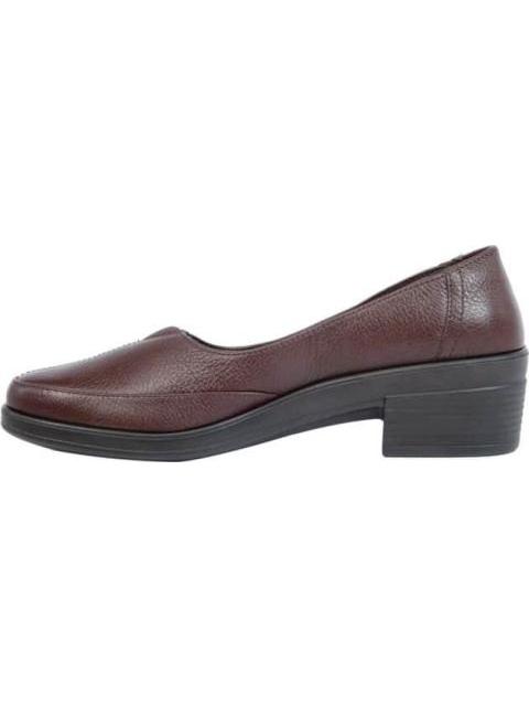 ZAPATILLA DE PIEL CAFE FLEXI