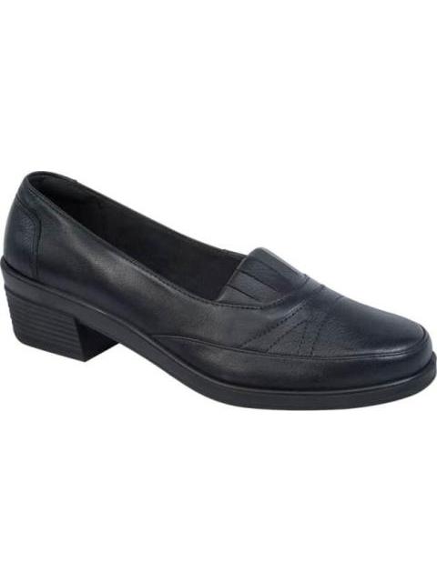 ZAPATILLA DE PIEL NEGRO FLEXI
