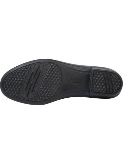 ZAPATILLA DE PIEL NEGRO FLEXI