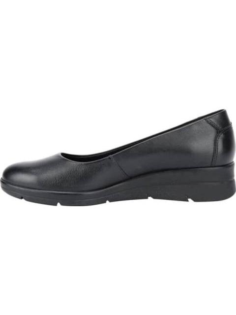 BALLERINA DE PIEL NEGRO FLEXI