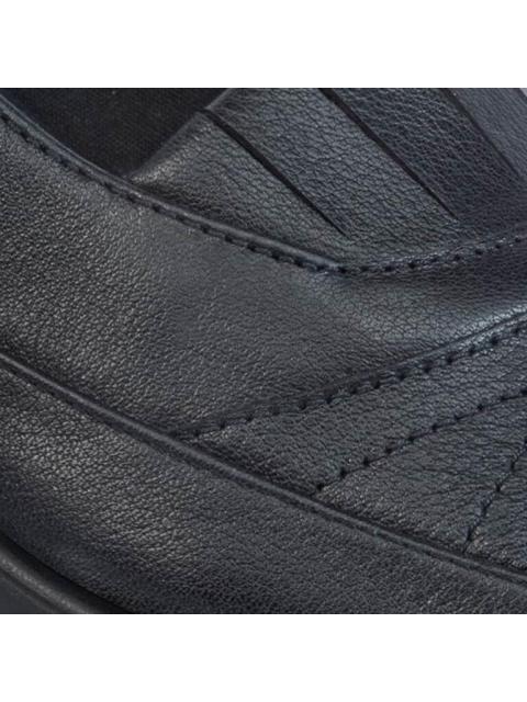 ZAPATILLA DE PIEL NEGRO FLEXI