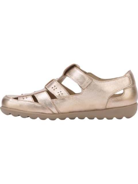 SANDALIA DE PIEL ORO JARKING SHOES
