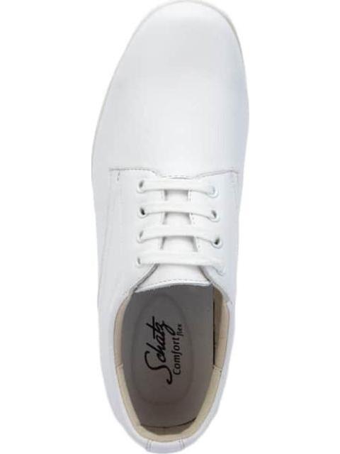 ZAPATO DE SERVICIO CON AGUJETA BLANCO SCHATZ COMFORT FLEX