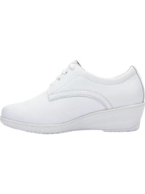 ZAPATO DE SERVICIO CON AGUJETA BLANCO SCHATZ COMFORT FLEX