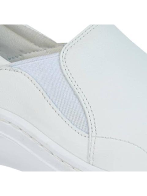 ZAPATO DE SERVICIO DE PIEL BLANCO FLEXI