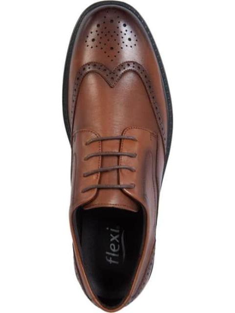 ZAPATO DERBY BURBUJA DE AIRE CAFE FLEXI