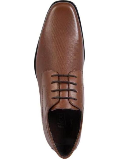ZAPATO DERBY DE PIEL CAFE FLEXI