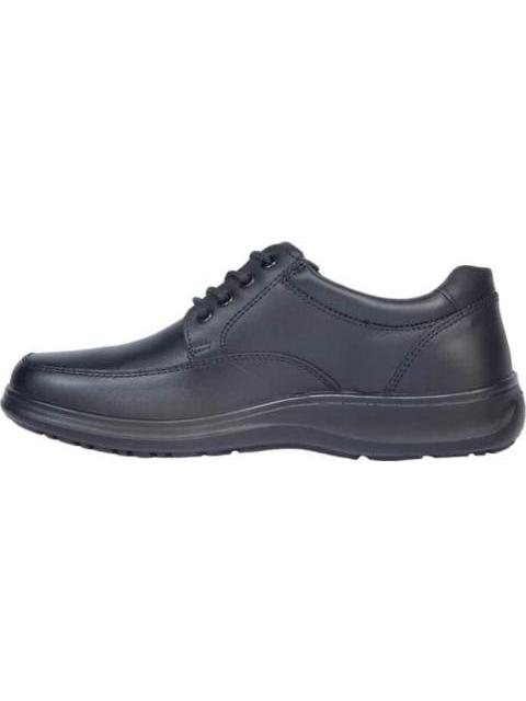 ZAPATO DERBY DE PIEL NEGRO FLEXI