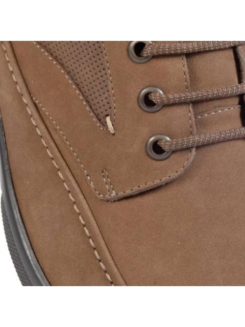 ZAPATO DERBY DE PIEL TAUPE CALZADO PAZSTOR