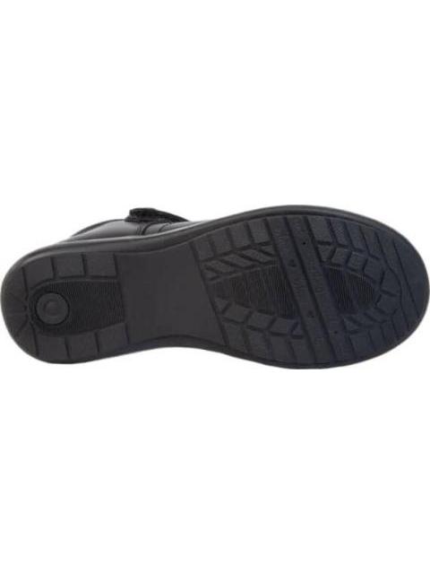 ZAPATO ESCOLAR DE PIEL NEGRO BAMBINO