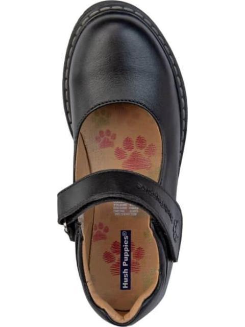 ZAPATO ESCOLAR DE PIEL NEGRO HUSH PUPPIES1
