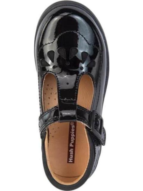 ZAPATO ESCOLAR DE PIEL NEGRO HUSH PUPPIES1