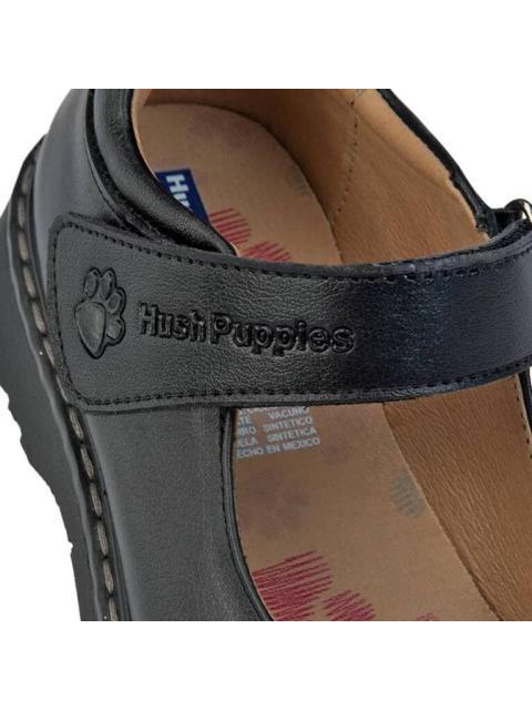ZAPATO ESCOLAR DE PIEL NEGRO HUSH PUPPIES1