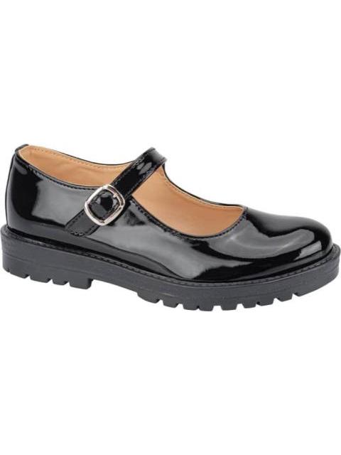 ZAPATO ESCOLAR DE PIEL NEGRO VIVIS SHOES KIDS