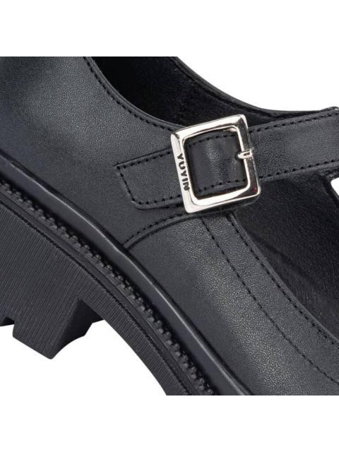 ZAPATO ESCOLAR DE PIEL NEGRO YU YIN
