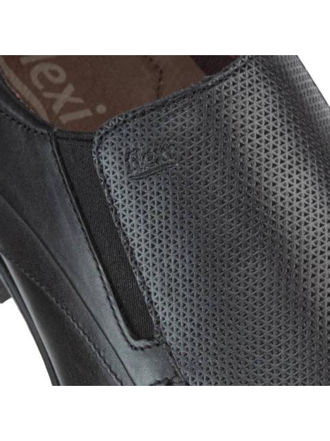 ZAPATO VESTIR MOCASIN NEGRO FLEXI