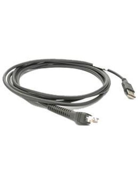 ZEBRA CABLE USB A 2.1 METROS GRIS