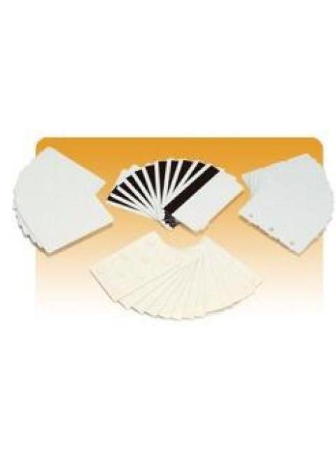 ZEBRA TARJETAS ADHESIVAS DE PVC PARA CREDENCIALES PREMIER CON ADHESIVO 500 PIEZAS
