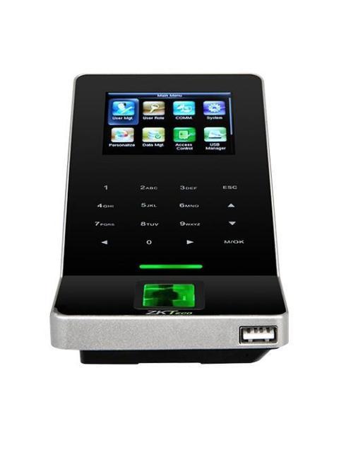 ZKTECO CONTROL DE ACCESO Y ASISTENCIA BIOMETRICO F22-ID 3000 USUARIOS WIFI USB
