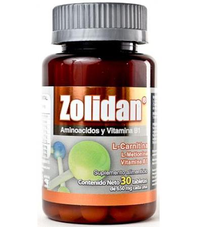 ZOLIDAN AMINOACIDOS Y VIT B1 30 TAB ZOLIDAN