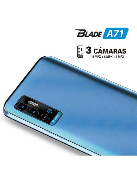 ZTE BLADE A71 64GB + 3GB RAM 4G LTE LIBERADO GRIS