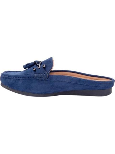 ZUECO CON HERRAJE AZUL MARINO SHOSH