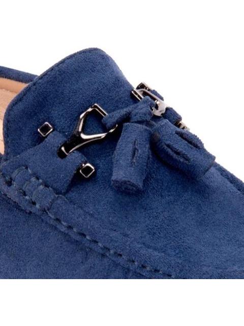 ZUECO CON HERRAJE AZUL MARINO SHOSH