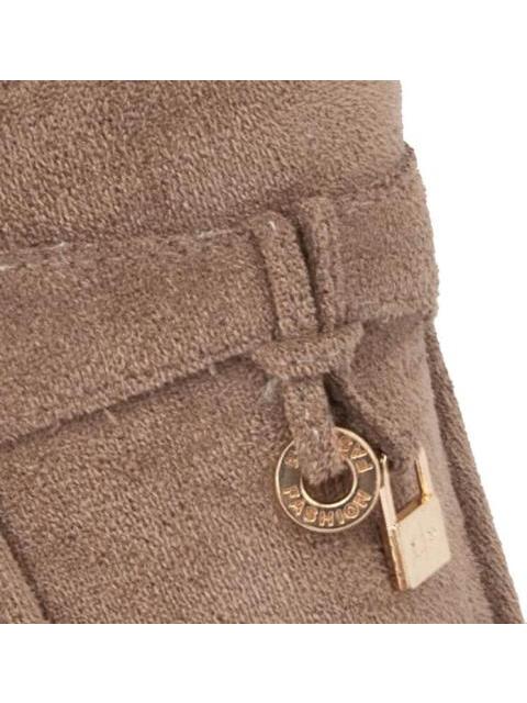 ZUECO TIRAS TAUPE SHOSH