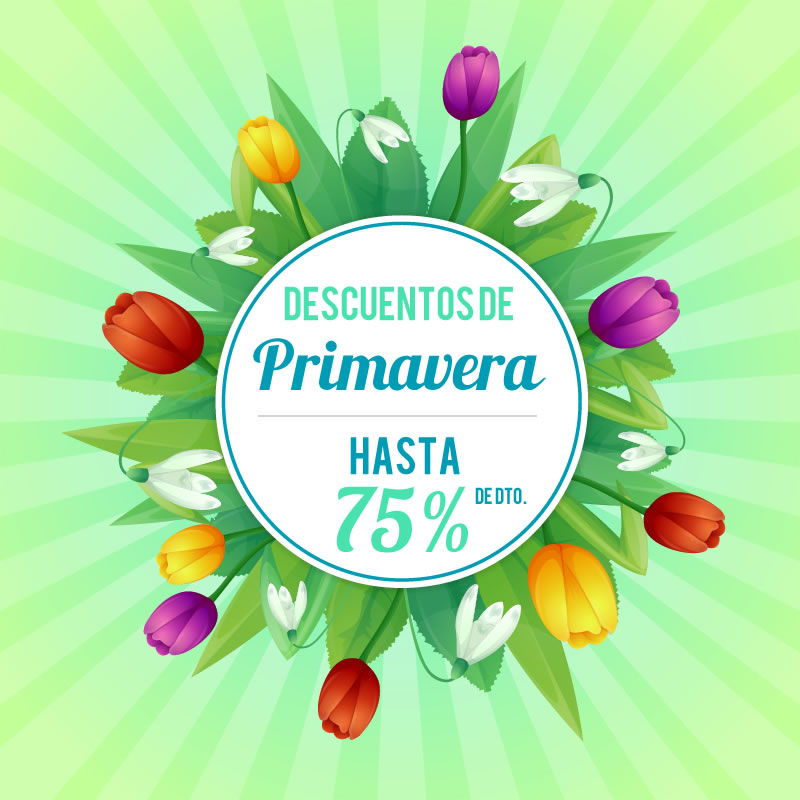 descuentos de primavera