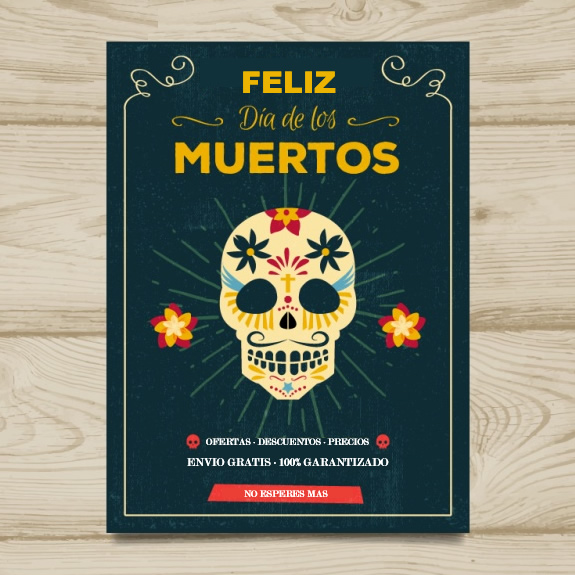 feliz dia de los muertos