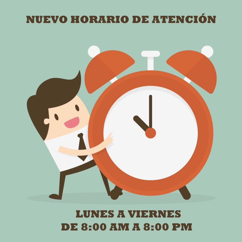 nuevo horario de atencion